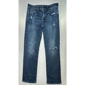 American Eagle Relaxed Straight Denim Jeans Blue Mens 28/30